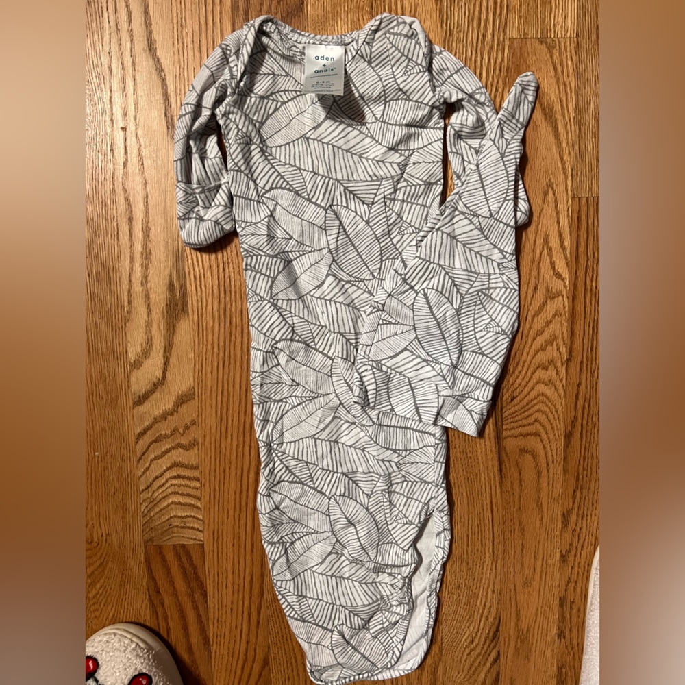 Aden + Anais baby gown